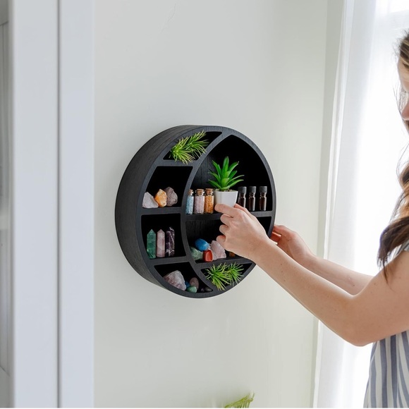 Crescent Moon Wall Shelf - Picture 7 of 9